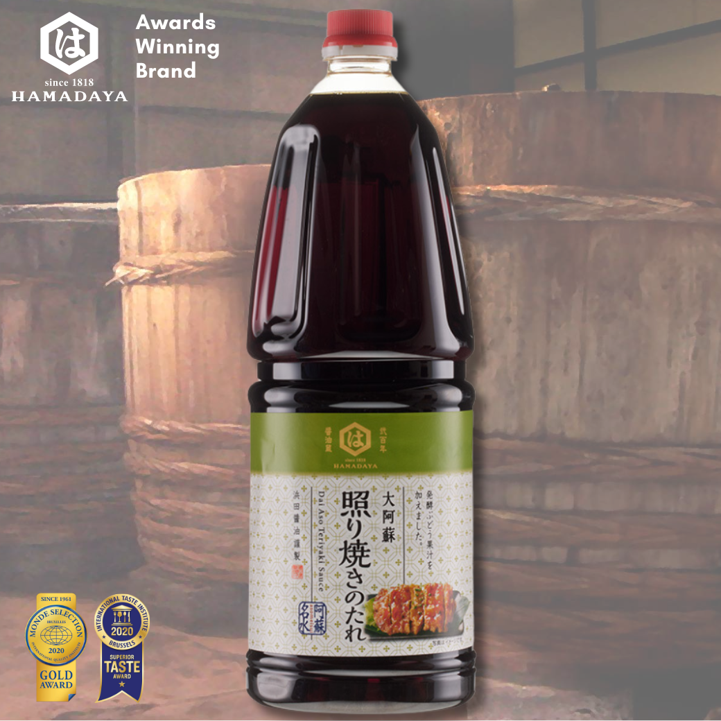 Hamada Dai Aso Teriyaki Sauce ซอสเทอริยากิ ตราฮามาดะ  1800 ml. - The Foodworks 