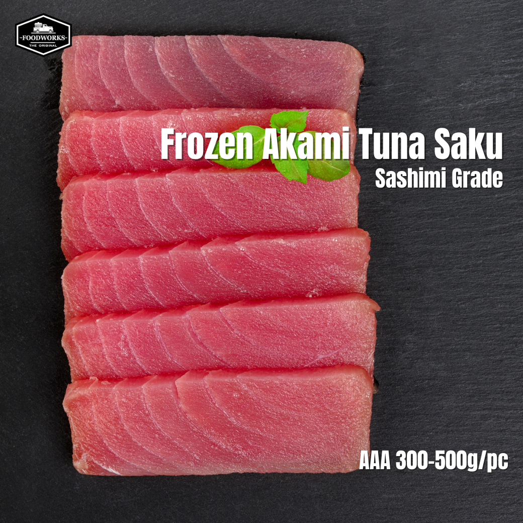 Sashimi AAA Grade Yellowfin Tuna Saku ปลาทูนาซากุ เกรดซาซิมิ - The Foodworks 