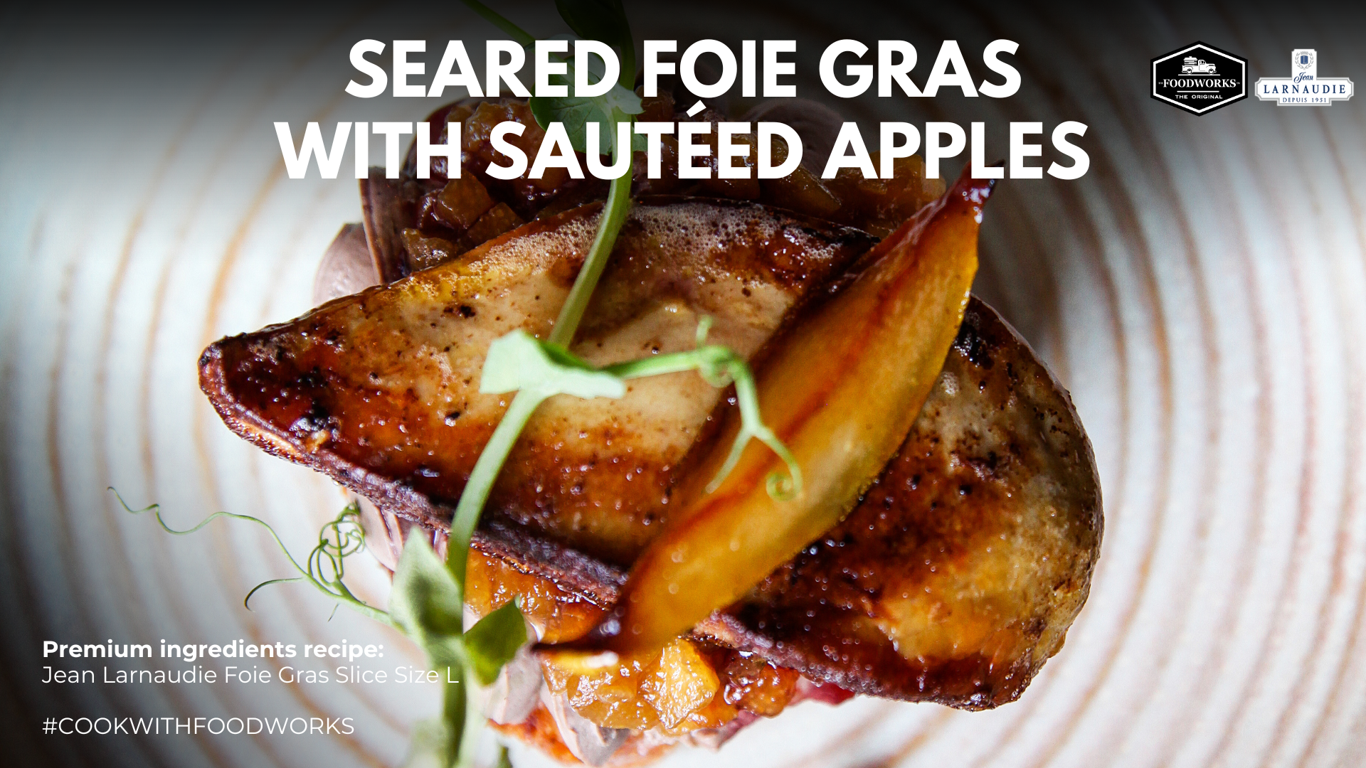 Seared Foie Gras with Suatéed Apples