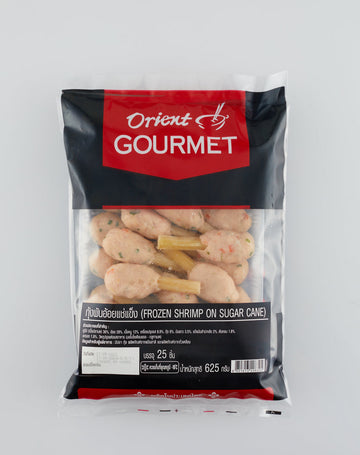 ORIENT GOURMET FROZEN SHRIMP ON SUGAR CANE กุ้งพันอ้อย 25 PCS x 20G