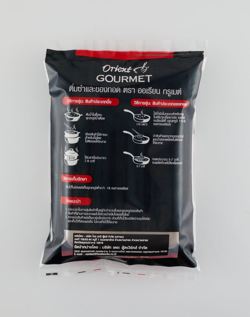 ORIENT GOURMET FROZEN SHRIMP ON SUGAR CANE กุ้งพันอ้อย 25 PCS x 20G