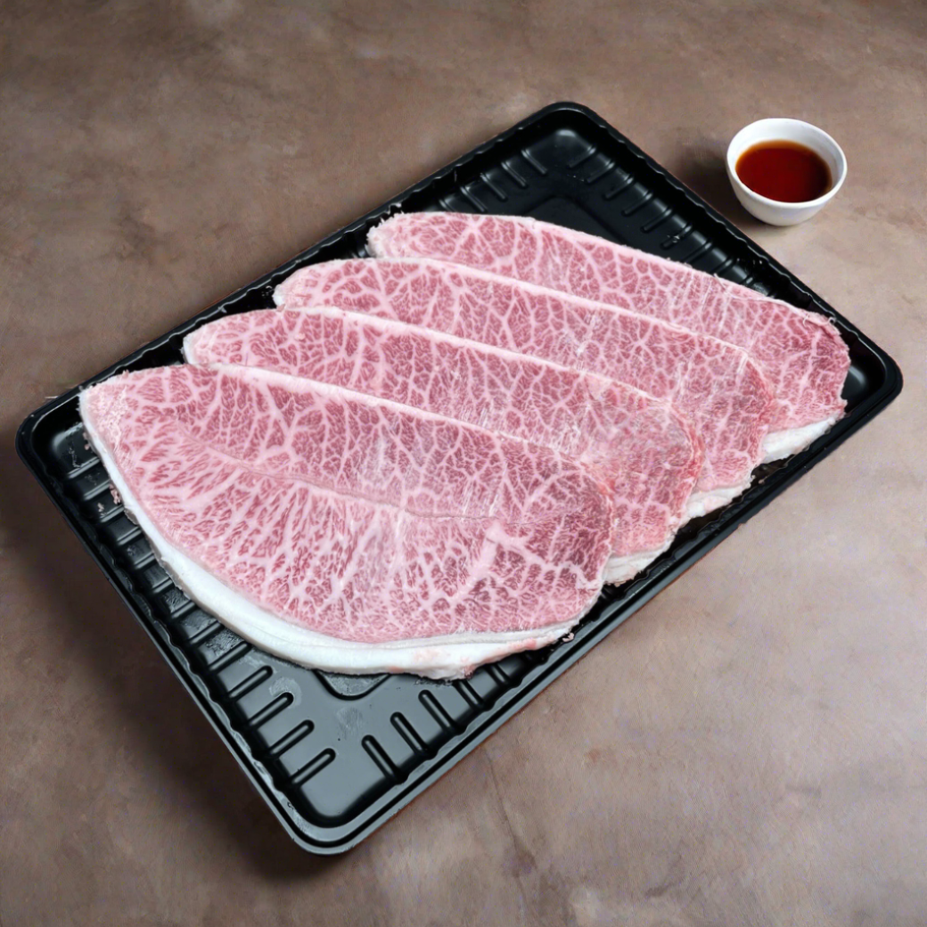 Kagoshima Wagyu A4 Misuji Yakiniku  เนื้อคาโกชิม่าวากิว มิซูจิ A4 ตัดยากินิคุ 220-240g/pack - The Foodworks 