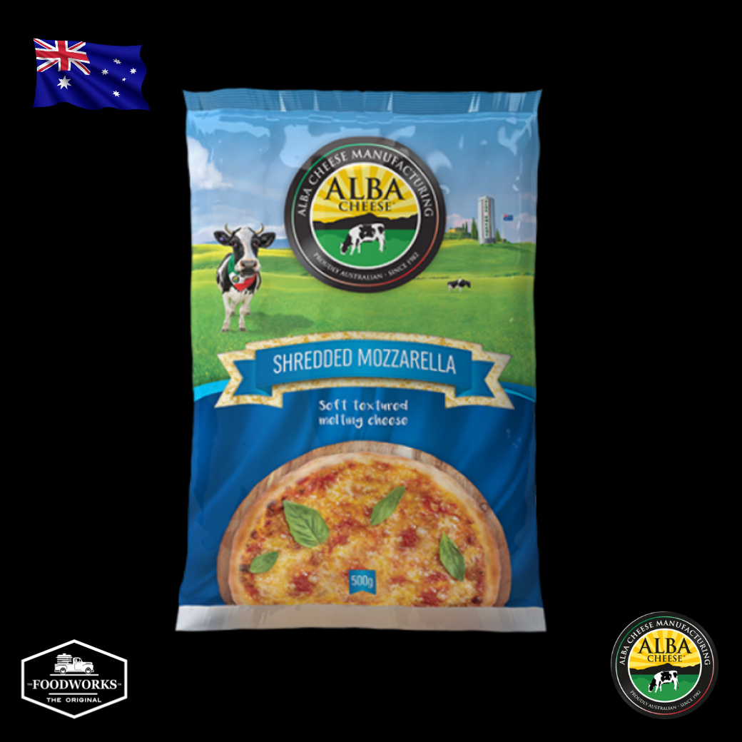 Alba Shredded Mozzarella 250g มอสซาเรลล่าชีส แบบขูด 250 กรัม