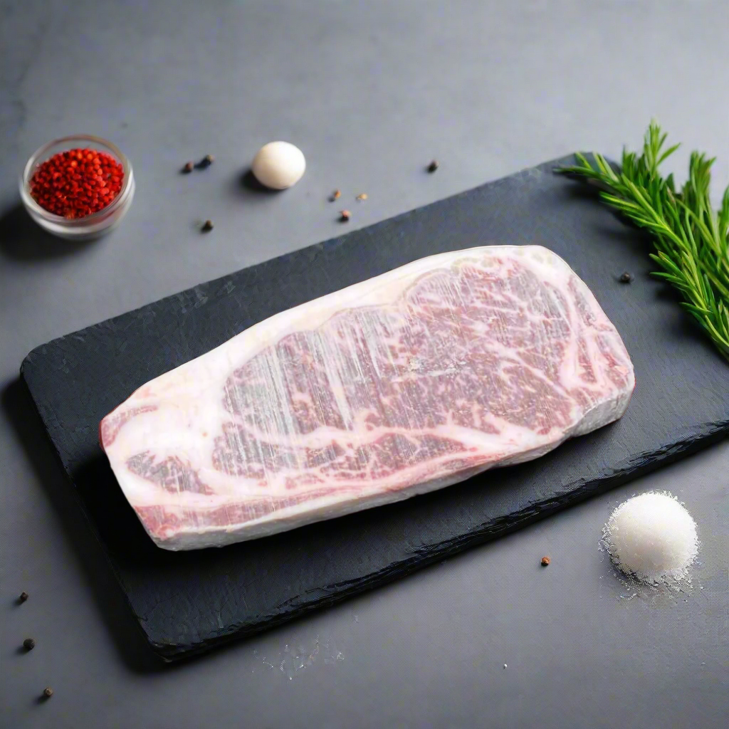 Kamimura Gyu Striploin Steak (Portion Cut)  เนื้อคามิมูระกิว สตริปลอยน์ ตัดสเต็ค