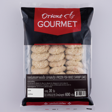 ORIENT GOURMET FROZEN FISH MIXED SHRIMP CAKE ทอดมันสองสหาย แช่แข็ง 30 PCS x 20G - 0