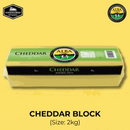 Alba Cheddar Block 2kg เชดด้าชีส บล็อค 2 กิโลกรัม-2