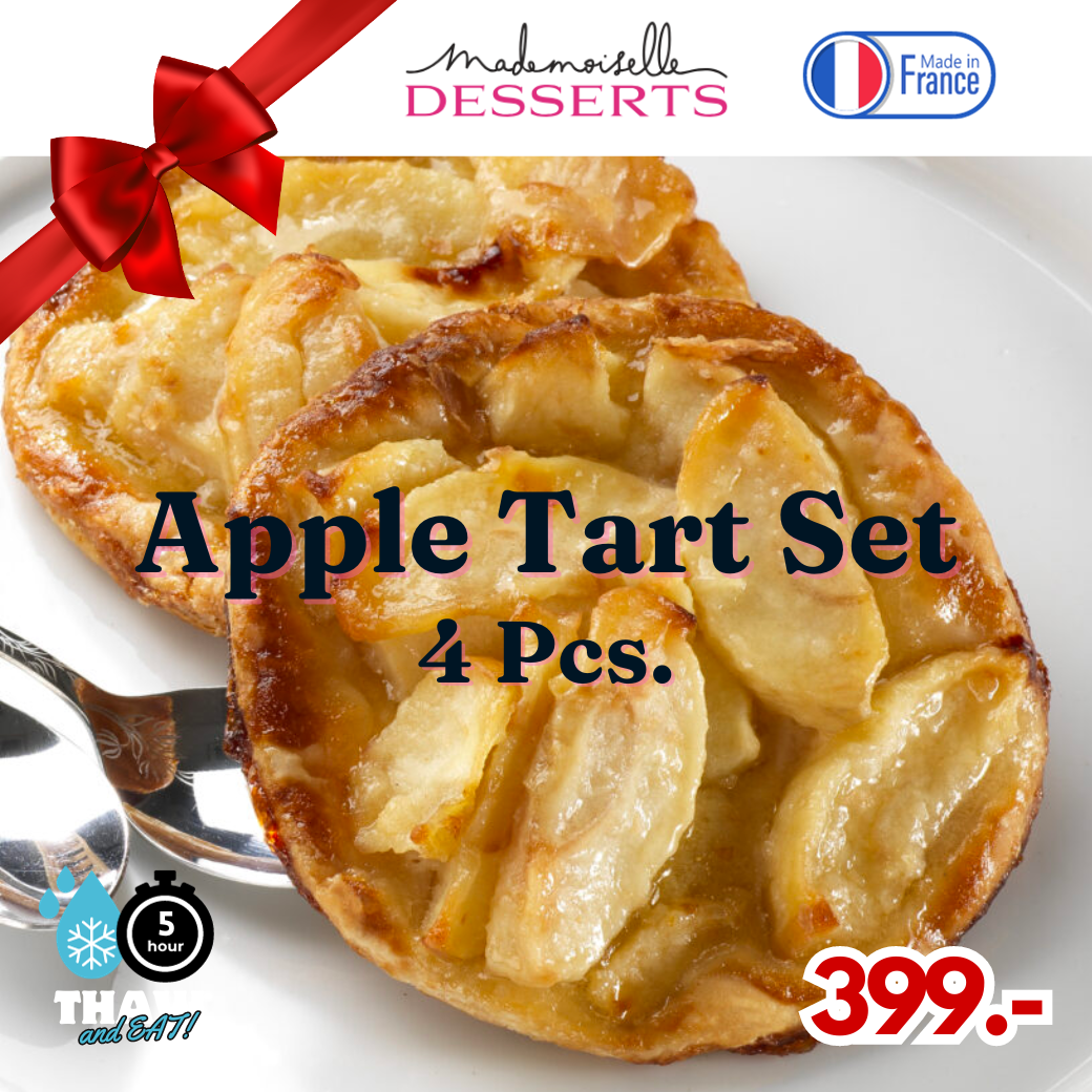 Old-Fashioned Apple Mini-Tart มินิทาร์ตแอปเปิล 150g 4pcs. - The Foodworks 