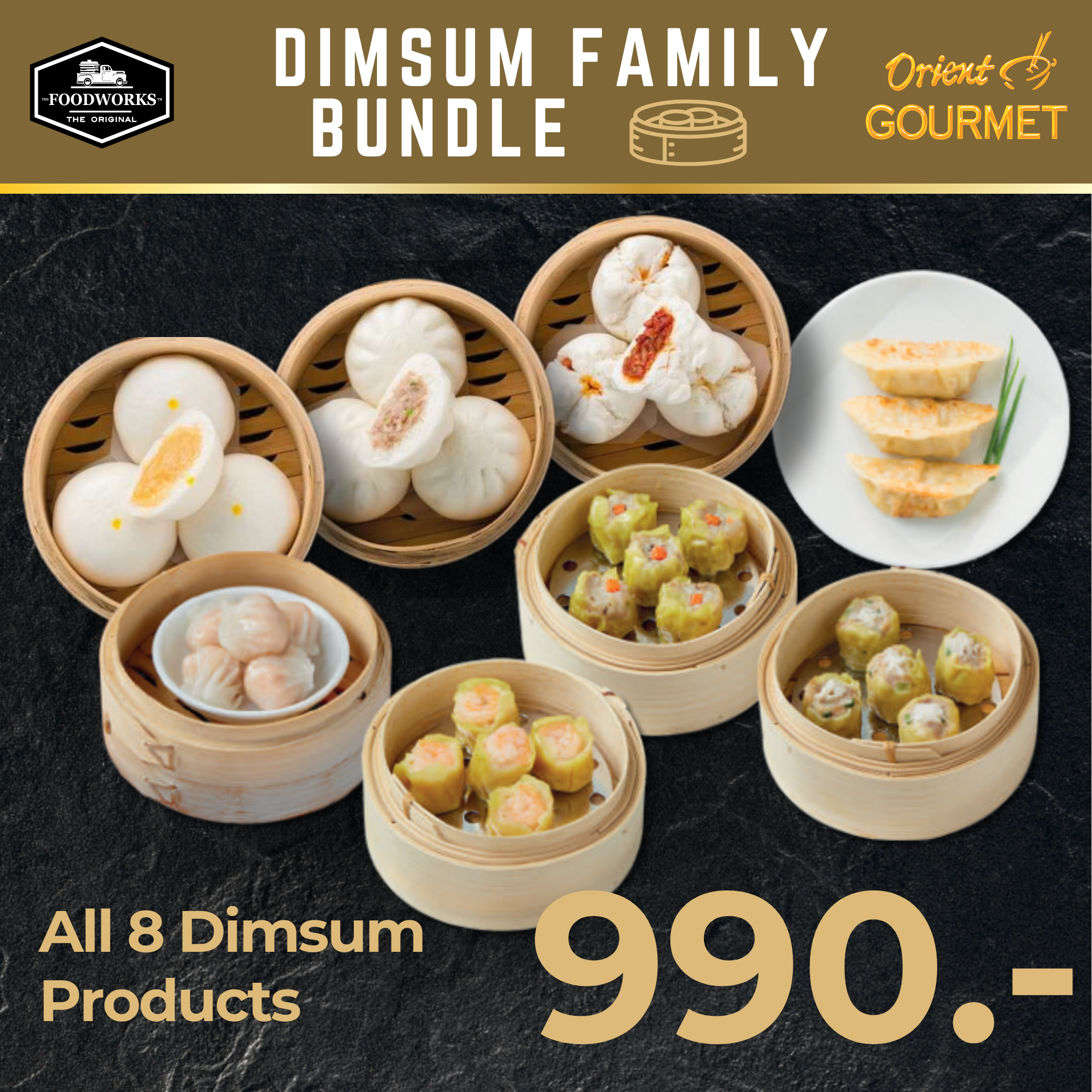 Dimsum Family Bundle ชุดติมซำ สุดคุ้ม - The Foodworks 