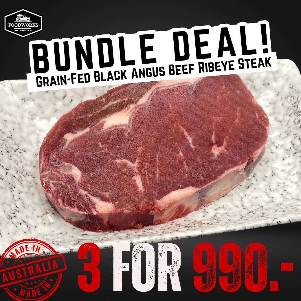 AUS Black Angus RIbeye Steak Bundle - The Foodworks 