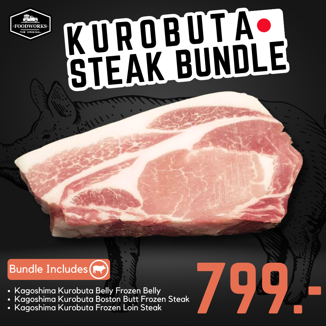 Kurobuta Steaks Bundle ชุดสเต็คหมูคุโรบูตะ - The Foodworks 