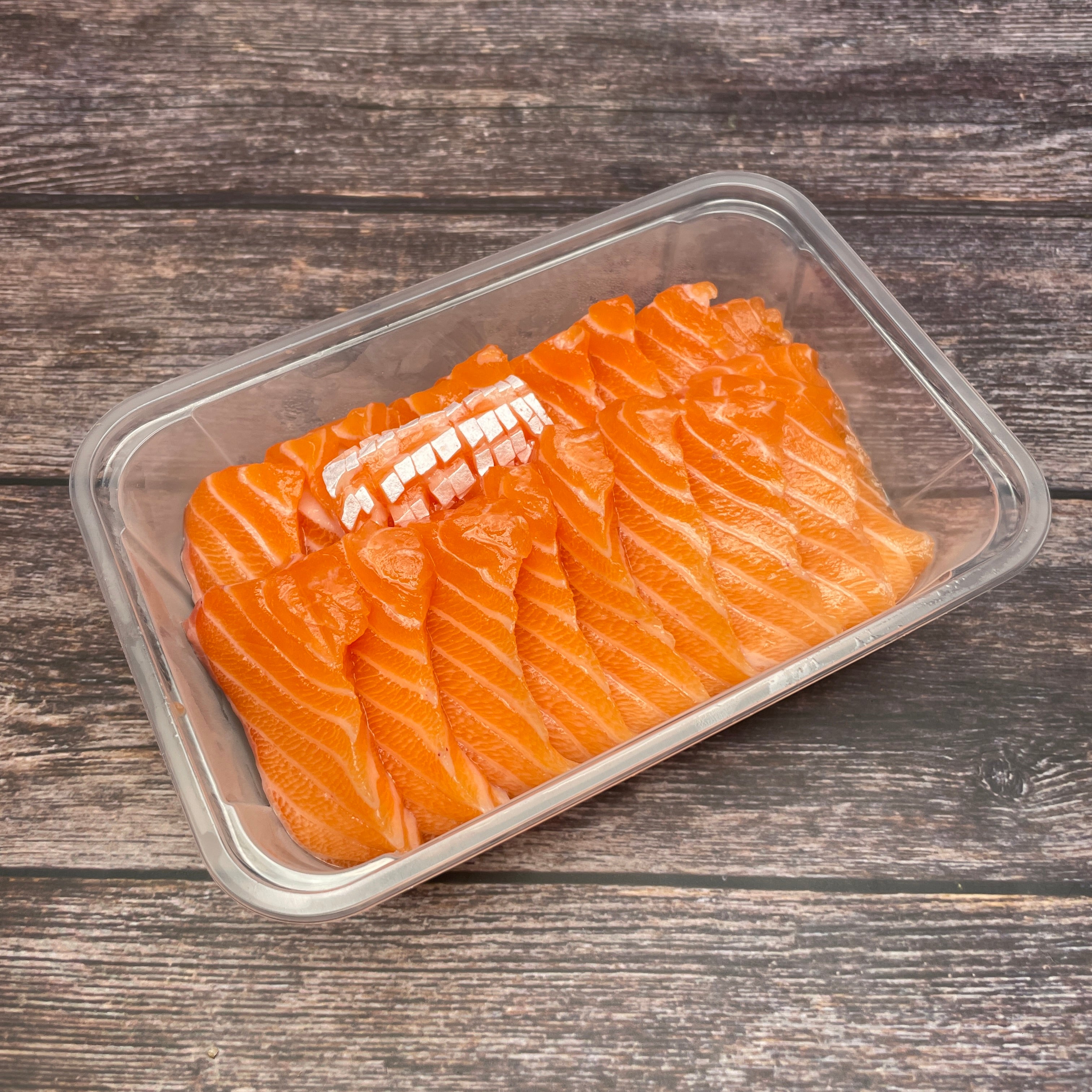Fresh Norwegian Salmon Sashimi แซลมอนสด แล่ซาซิมิ 300g/pack - The Foodworks 