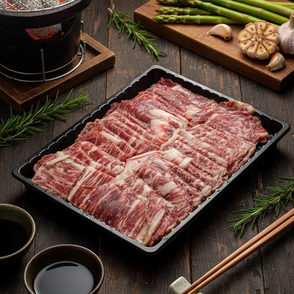 Tokachi Nobels Herb Chuck Roll AB Yakiniku pack (500g)