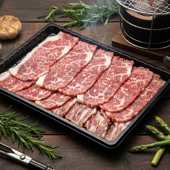 Miyazaki Wagyu A5 Rib Kaburi Yakiniku เนื้อมิยาซากิ วากิว ริบ คารูบิ A5 ยากินิคุ 250g/pack