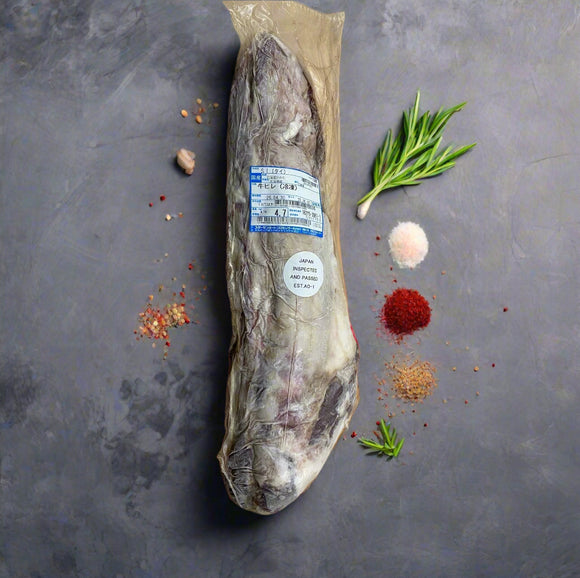 Hokkaido Tokachi Nobels Herb Beef Tenderloin Full Block เนื้อฮอกไกโด โทคาชิ เฮิร์บ เทนเดอร์ลอยน์ ยกก้อน