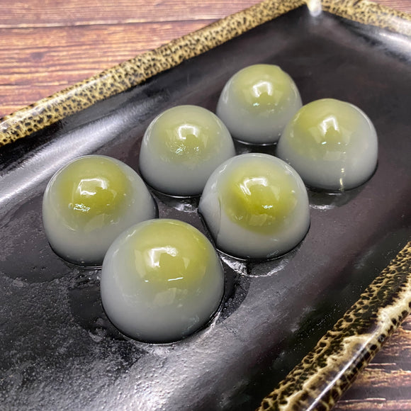 Frozen Kudzu Manju (Matcha) - The Foodworks 