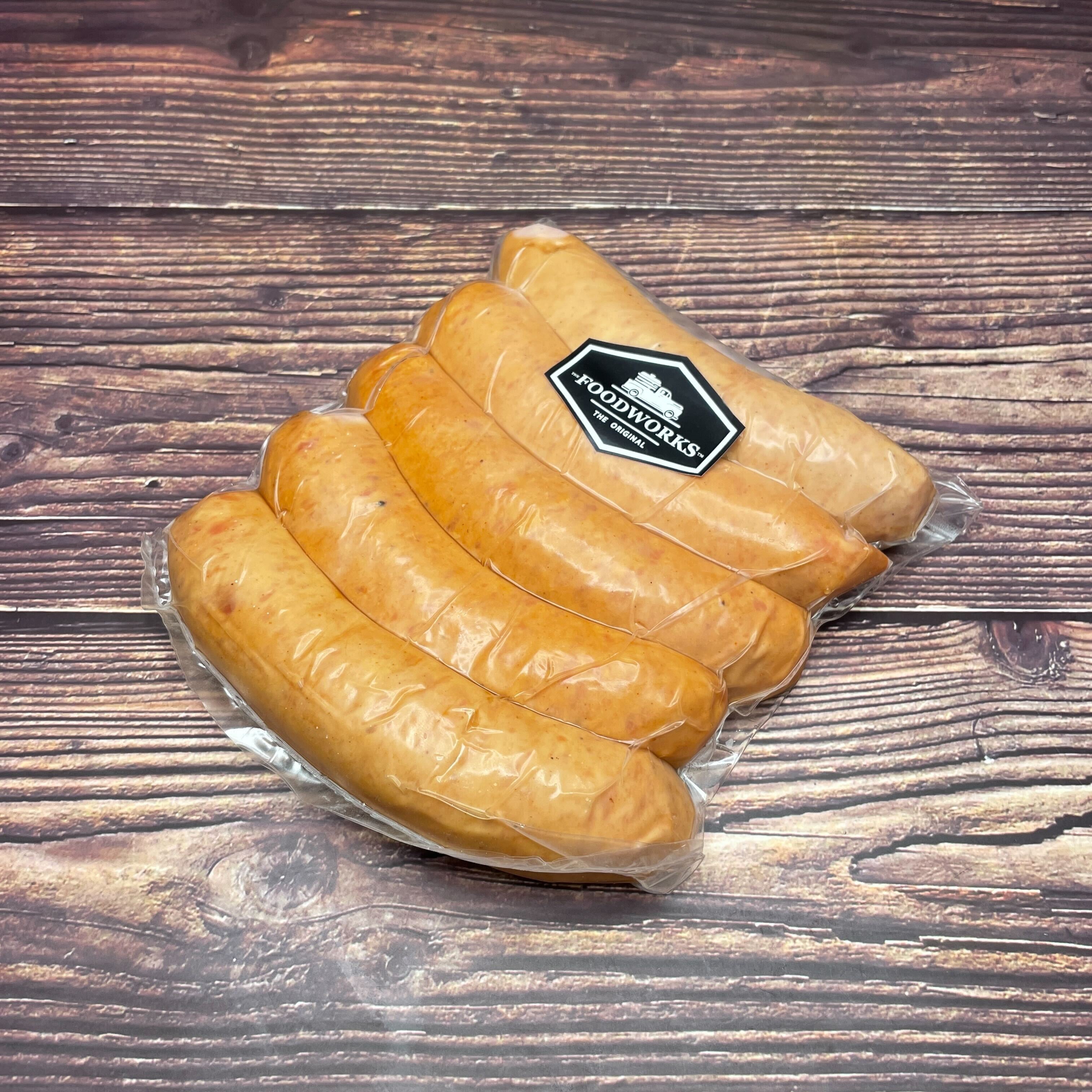 Smoked Farmer Pork Sausage ไส้กรอกหมูรมควัน 1kg/pack (10pcs/pack) - The Foodworks 