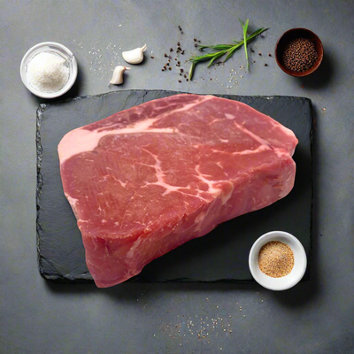 Kimberly Red 150 Days Grain Fed Beef Cuberoll (Portion Cut) เนื้อออสเตรเลีย เกรนเฟด 150 วัน ริปอาย ตัดสเต็ค