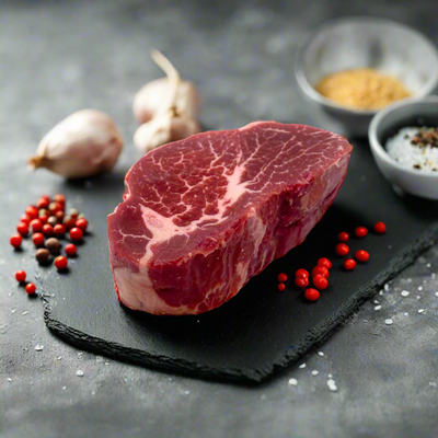 Kimberly Red 150 Days Grain Fed Beef Tenderloin (Portion Cut) เนื้อออสเตรเลีย เกรนเฟด 150 วัน สันใน ตัดสเต็ค