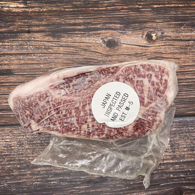 Miyazaki Wagyu Striploin A4 - End Cut (Full Block) เนื้อมิยาซากิ วากิว สตริปลอย ส่วนท้าย A4 ยกก้อน - 0