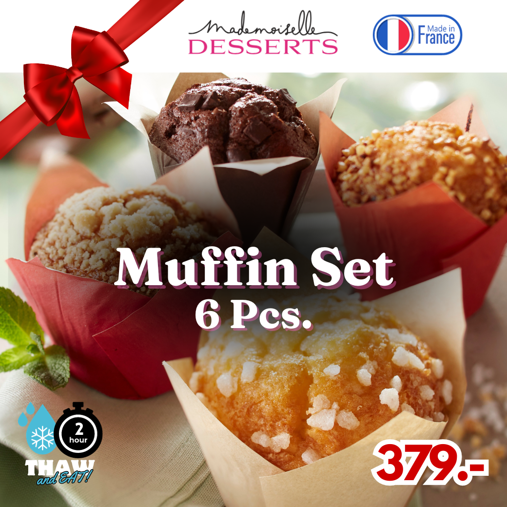Mademoiselle Desserts 6 Pieces Muffin Gift Set - The Foodworks 
