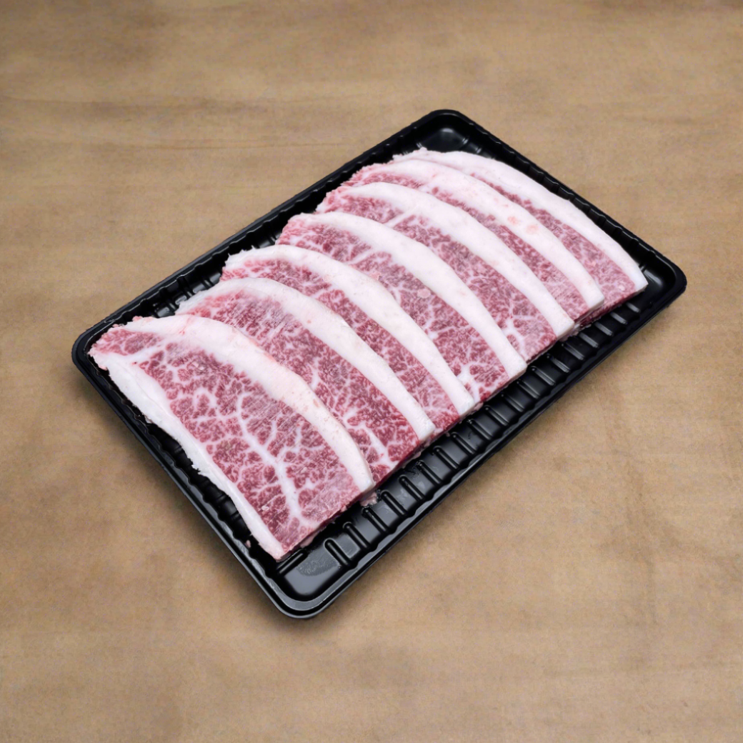 Oita Wagyu A4 Rib Kaburi Yakiniku โออิตะวากิว ริบ คารูบิ A4 ยากินิคุ 250g/pack - The Foodworks 