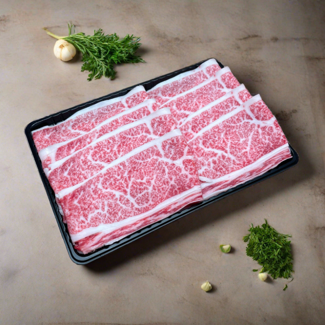 Oita Wagyu A4 Rib Kaburi Shabu Shabu เนื้อโออิตะวากิว ริป คาบูริ A4 ชาบู ชาบู 200g/pack - The Foodworks 