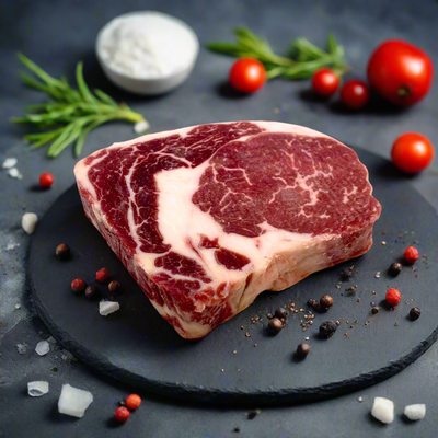 Rosedale Ruby 150 Days Grain Fed Beef Cuberoll (Portion Cut) เนื้อออสเตรเลีย เกรนเฟด 150 วัน ริปอาย ตัดสเต็ค