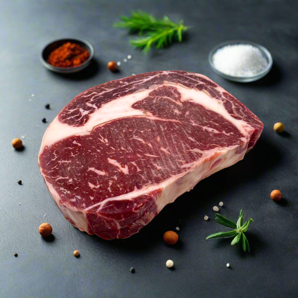 Ruby Reserve Wagyu Beef Ribeye Steak MB 4/5 เนื้อวากิวออสเตรเลีย ริปอาย MB4/5 ตัดสเต็ค