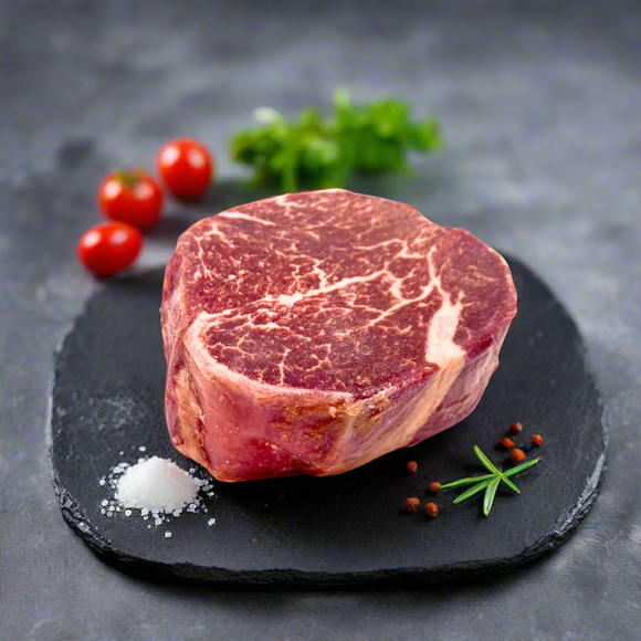 Yugo Wagyu Beef Tenderloin Steak MB 4/5 เนื้อวากิวออสเตรเลีย เทนเดอลอยน์ MB4/5 ตัดสเต็ค