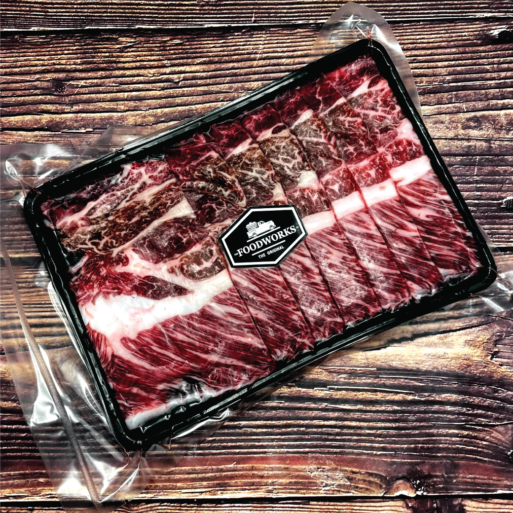 Hokkaido Tokachi Nobels Herb Beef Chuck Roll Shabu Shabu  เนื้อฮอกไกโด โทคาชิ เฮิร์บ  ชัคโรล ชาบู ชาบู 500g/pack - The Foodworks 