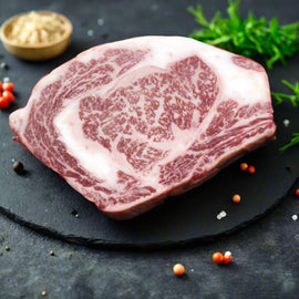 Kagoshima Wagyu A4 Ribeye Steak (Portion Cut) เนื้อคาโกชิม่าวากิว ริบอาย A4 ตัดสเต็ค