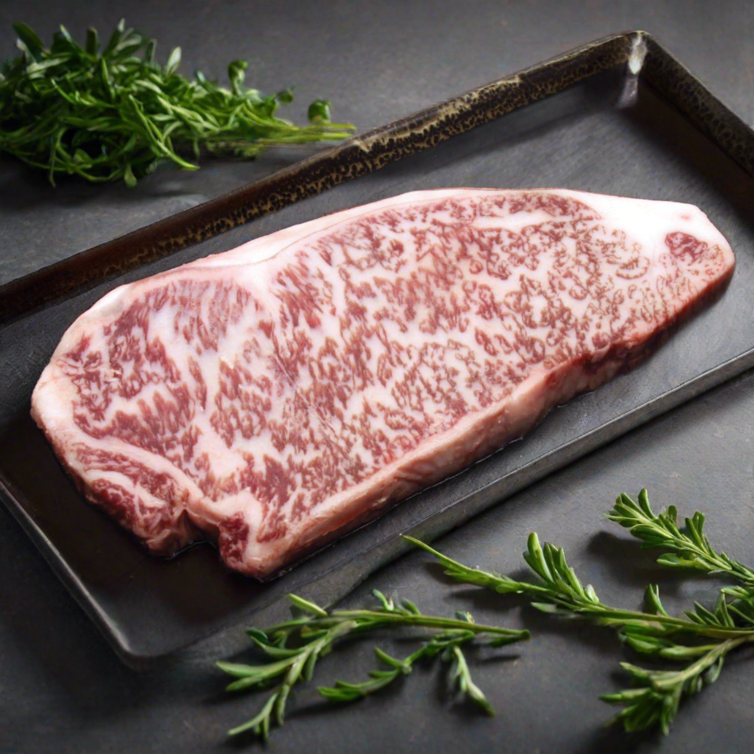 Oita Wagyu A4 Striploin Steak เนื้อโออิตะ วากิว A4 สตริปลอยน์  ตัดสเต็ค - The Foodworks 