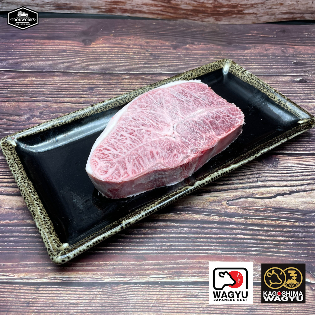 Kagoshima Wagyu A4 Misuji Steak เนื้อคาโกชิมาวากิว มิซูจิ A4 ตัดสเต็ค - The Foodworks 