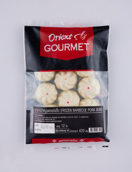 ORIENT GOURMET FROZEN BARBECUE PORK BUN ซาลาเปาไส้หมูแดง 12PCS X 35G - The Foodworks 