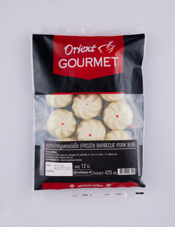 ORIENT GOURMET FROZEN BARBECUE PORK BUN ซาลาเปาไส้หมูแดง 12PCS X 35G - The Foodworks 