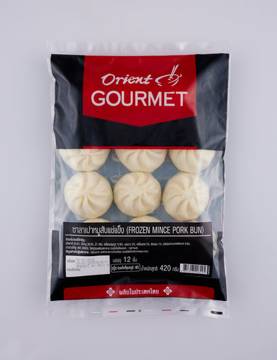 ORIENT GOURMET FROZEN MINCED PORK BUN ซาลาเปาไส้หมูสับ 12PCS X 35G - The Foodworks 