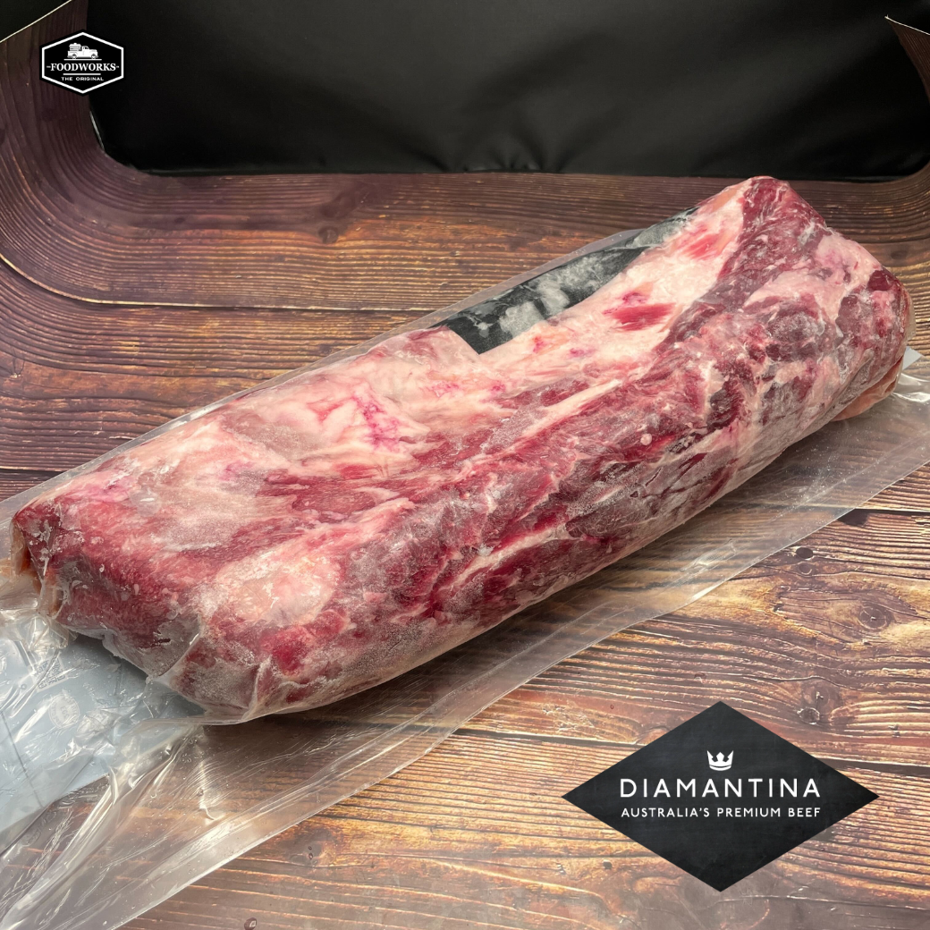 Diamantina Australian Grain-Fed Striploin Full Block ไดอะแมนทินา ออสเตรเลียน เกรนเฟด สตริปลอยน์ ยกก้อน - The Foodworks 