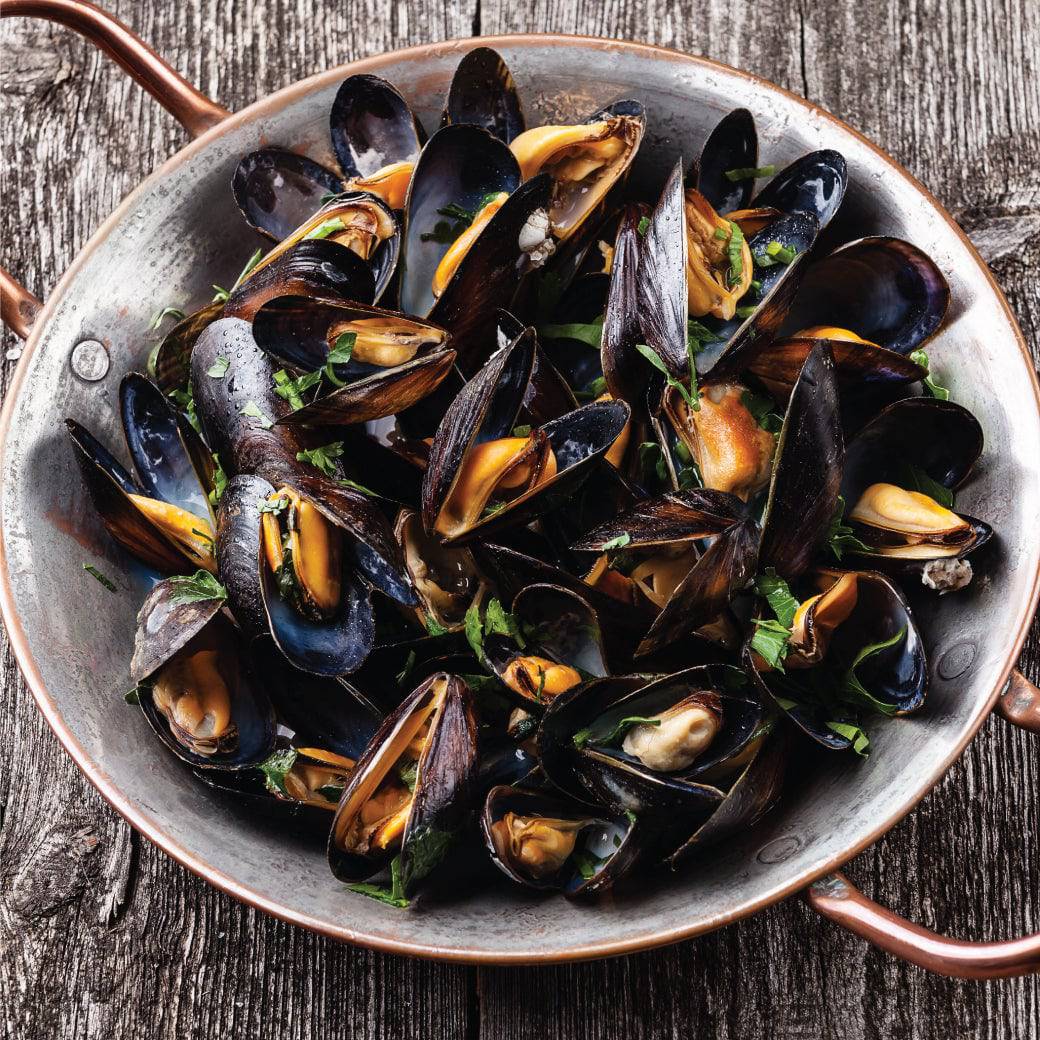 Fresh Bouchot Mussels หอยบูโชต์สดจากฝรั่งเศส 2kg/pack - The Foodworks 