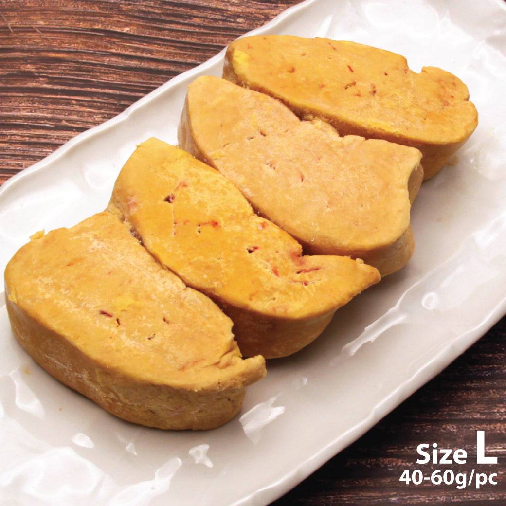 Jean Larnaudie Foie Gras Slice Size L 40-60g/pc (200g/pack) ฟัวกราส์ฝรั่งเศส แบรนด์ ลา นูร์ดี หั่นชิ้น Size L 40-60g (200g/pack) - The Foodworks 
