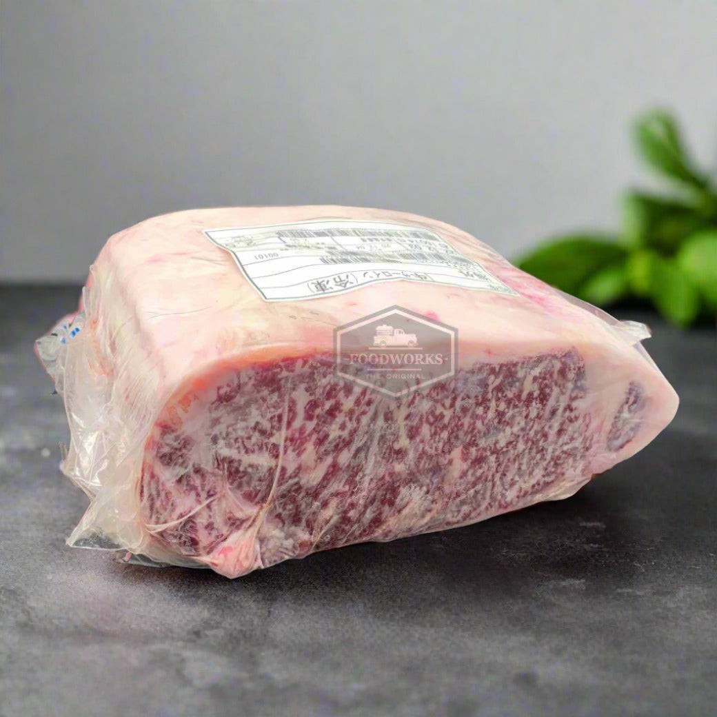 Kagoshima Wagyu A4 Striploin Full Block เนื้อคาโกชิมาวากิว สตริปลอยน์ A4 ยกก้อน - The Foodworks 