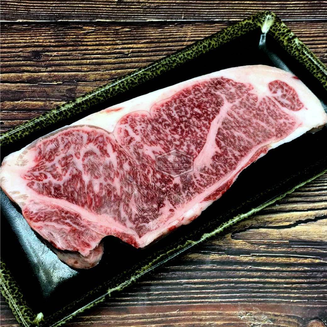 Kurohana Wagyu A5 Striploin Steak เนื้อคุโรฮานะ วากิว สตริปลอยน์ A5 ตัดสเต็ค - The Foodworks 
