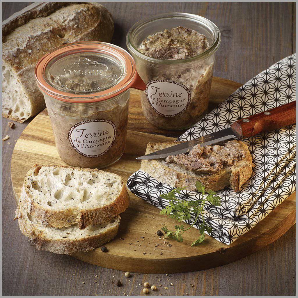 Loste Tradi France Terrine Duck Foie Gras Chanterelles in Jar  ฟัวกราส์เทอร์รีน ลอสเต ผสมเห็ดป่าฝรั่งเศส ในขวดแก้ว 200g - The Foodworks 